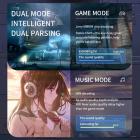 TWS Game Headset Wireless Bluetooth Headset Stereo Wireless Headset Gaming Wireless Headset, Breathing Light & Type-C Charging Box, for IOS / Android