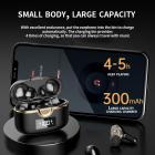 Zestaw słuchawkowy HiFi Stereo z dwoma głośnikami Wyświetlacz LED mocy Ultralekki zestaw słuchawkowy z funkcją automatycznego parowania Wodoodporny mikrofon sportowy Bluetooth Wbudowany