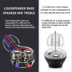 Zestaw słuchawkowy HiFi Stereo z dwoma głośnikami Wyświetlacz LED mocy Ultralekki zestaw słuchawkowy z funkcją automatycznego parowania Wodoodporny mikrofon sportowy Bluetooth Wbudowany