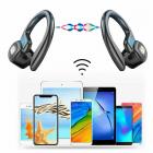 TWS Bluetooth-headset med mikrofon Sport öronkrok LED-skärm Trådlöst headset Hifi Stereo öronsnäckor Vattentätt headset