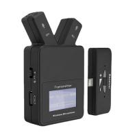 W108 Plug & Play 2,4 GHz Lavalier trådløs mikrofon til iPhone og iPad