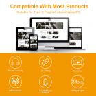 W108 Plug & Play 2.4 GHz Lavalier Wireless Microphone For iPhone & iPad