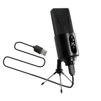 W111 192Khz / 24Bit USB kondensatormikrofon med stativstativ