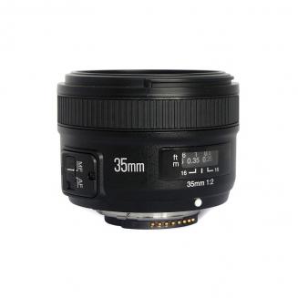 Yongnuo YN 35mm f/2 standaard lens met vaste focus Autofocus voor Nikon F-mount digitale SLR-camera's
