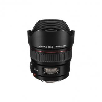 Yongnuo YN 14mm f/2.8 superlaajakulmainen kiinteän tarkennuksen objektiivin automaattitarkennus Canonin EF-kiinnitteisille EOS-kameroille