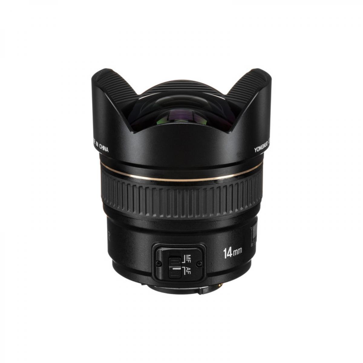 Yongnuo YN 14mm f/2.8N superlaajakulmainen kiinteän tarkennuksen automaattitarkennus Nikonin F-kiinnitteisille digitaalisille järjestelmäkamerille