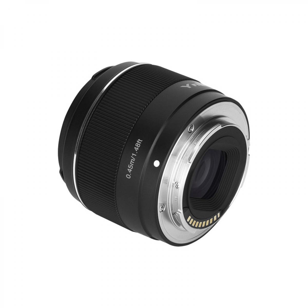 Yongnuo YN50mm f/1.8S DA DSM vakiokiinteätarkennusobjektiivi Sonyn E-kiinnitetyille puolikehyskameroille