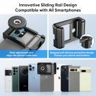 Puhelimen makrolinssi, 100X mikroskooppi Android / iPhone mikrokameralle LED-valolla CPL-taskulla, yhteensopiva älypuhelimen lisävarusteiden kanssa Macro Focus Glass for Gift.