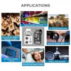 Mikroskop telefonu z CPL soczewką/światłem LED, najlepszy czytnik mikroskopowy 200X z uniwersalnym klipsem do telefonu nadzory z telefonem iPhone/Andriod- aby się mikroświatem dla dzieci i dorosłych