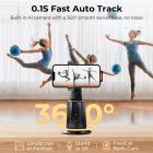 Автоматическое отслеживание лица Tripod 360 ° Rotation Fast Follow Нет приложений, необходимых с датчиком гравитации ###
