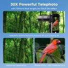 Televalokuvapuhelimen objektiivi 30X Super Zoom 720mm Focal Pituus kolmijalka Mukana sopii 46 mm suodattimiin ###
