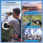 Televalokuvapuhelimen objektiivi 30X Super Zoom 720mm Focal Pituus kolmijalka Mukana sopii 46 mm suodattimiin ###