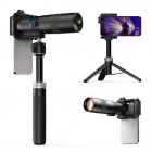 Televalokuvapuhelimen objektiivi 30X Super Zoom 720mm Focal Pituus kolmijalka Mukana sopii 46 mm suodattimiin ###