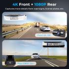 Авторегистратор 4K с GPS Wi - Fi ночного видения 24 - часовой режим парковки # #
