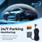 4G LTE Cámara de Tablero para Autos con Cámara Frontal, Vista Remota en Vivo y Ubicación, Alarma de Video de Eventos y Carga al Almacenamiento en la Nube, Modo de Estacionamiento 24/7 con Cable de Alimentación OBD, Kentfaith