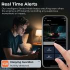 4G LTE Cámara de Tablero para Autos con Cámara Frontal, Vista Remota en Vivo y Ubicación, Alarma de Video de Eventos y Carga al Almacenamiento en la Nube, Modo de Estacionamiento 24/7 con Cable de Alimentación OBD, Kentfaith