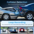 4 Cámaras de Tablero de Canales, Vista de 360°, 2K Frontal 1080P Trasera Interior Izquierda Derecha Cámara de Coche, Visión Nocturna IR, WDR, WiFi 5G, Modo de Estacionamiento 24H, Sensor G, Cable OBD Incluido, Kentfaith