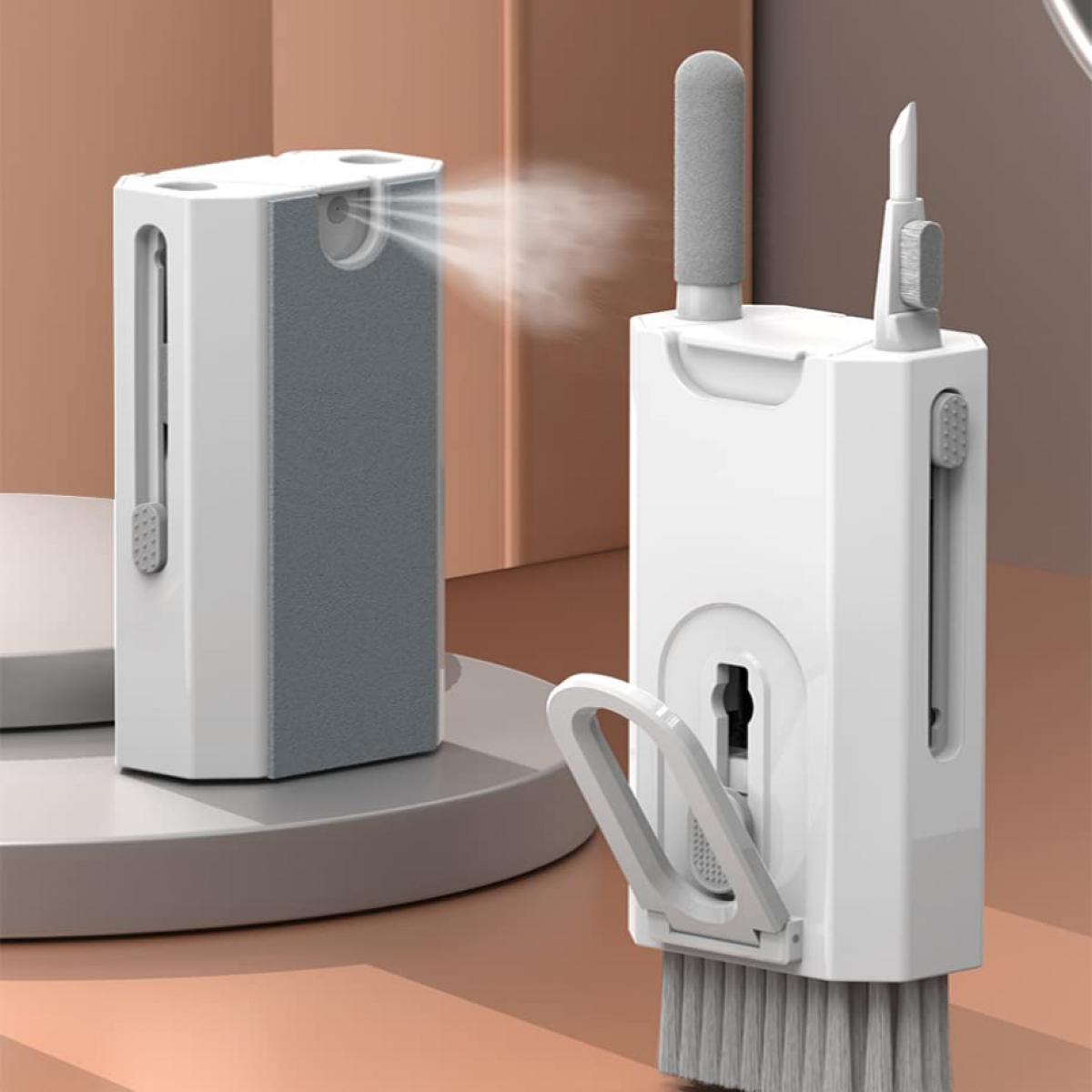 8-i-1 rengjøringssett, multifunksjonelt elektronisk rengjøringssett rengjøringsbørsteverktøy for Airpod Pro / tastatur / ørepropper / MacBook / hodetelefoner / øretelefoner / iPad / iPhone