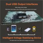 Carregadores Solares Portáteis 12W 5V USB Pequena Potência Emergência PET Painéis Dobrável IP67 Impermeável Camping Caminhadas Mochila para Telefones Fãs Lanterna Relógios Pequenos Bancos de Energia Pacotes de Bateria