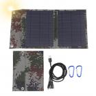 Carregadores Solares Portáteis 12W 5V USB Pequena Potência Emergência PET Painéis Dobrável IP67 Impermeável Camping Caminhadas Mochila para Telefones Fãs Lanterna Relógios Pequenos Bancos de Energia Pacotes de Bateria
