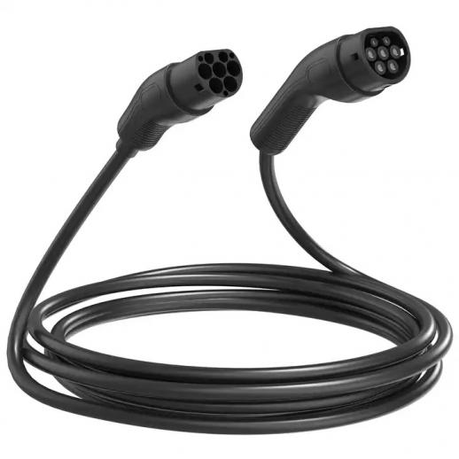 Cargadores de vehículos eléctricos de cable de carga tipo 2 7,6 kW 32a 1 fase 5 metros ip67, cargadores de vehículos eléctricos de tipo 2 a 2 con bolsas de almacenamiento 3 / S / y / x, id.3, etron, Kona y otros cables de carga rápida