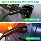 Cargadores de vehículos eléctricos de cable de carga tipo 2 7,6 kW 32a 1 fase 5 metros ip67, cargadores de vehículos eléctricos de tipo 2 a 2 con bolsas de almacenamiento 3 / S / y / x, id.3, etron, Kona y otros cables de carga rápida