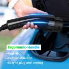 Cargadores de vehículos eléctricos de cable de carga tipo 2 7,6 kW 32a 1 fase 5 metros ip67, cargadores de vehículos eléctricos de tipo 2 a 2 con bolsas de almacenamiento 3 / S / y / x, id.3, etron, Kona y otros cables de carga rápida