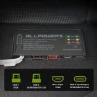 Carregador solar 21W com banco de energia 10000mAh e 3 portas USB-A / USB-C de carregamento rápido, painel solar portátil impermeável IP66 para caminhada de acampamento compatível com iPhone iPad Samsung Earbuds