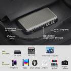 ALLPOWERS SP026 bärbar solpanel 60W, vattentät IP67 vikbar solpanel laddare med 18V DC, PD 60W USB-C och 5V USB-A utgång för bärbar mobiltelefon Solar Generator 12V batteri