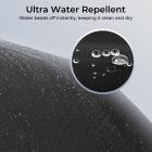 Vindtett paraply, 53,5 tommer bue for 2, med 10 fiberglassribber, automatisk åpning og lukking, tørr med ett rist, Kentfaith
