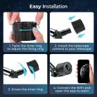 WiFi Teleskooppikamera 1,5 tuuman näytöllä 1080P Video 1000mAh akku Monokulars Kiikarit Mikroskoopit Teleskoopit