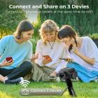 Monokulært teleskopkamera WiFi 8x42mm BAK4 Prime 2K Photo 1080P Video 4000mAh batteri