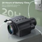 Monokulært teleskopkamera WiFi 8x42mm BAK4 Prime 2K Photo 1080P Video 4000mAh batteri