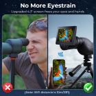 Telescopio Oculare Elettronico con Schermo da 4,3 pollici, Trasmissione WiFi in Diretta, Cattura Foto e Video 1080P, Ricaricabile, Kentfaith