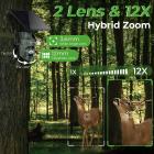 4G Cellular Trail Camera Solar, 2K 360° Utsikt Live Streaming, Bevegelsesaktivert Nattesyn IP66, Kentfaith