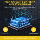 Kannettava CO-ilmaisin 3-in-1-monoksidin ilmaisin, hiili hälytys / kosteuden ilmaisin hihnalla ja magneettisella imutoiminnolla, Mini CO-näyttö 1000mAh akulla, Koti / Matkailu / Ulkoilu