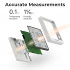 Lämpötila ja kosteus Monitor 4.3in näyttö 4 kuukautta Akun käyttöikä sisä- ja ulkona KentFaith