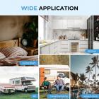 4-i-1 Kolmonoxid & Gasdetektor Inbyggd, med Temperatur- & Fuktmätare, Kentfaith