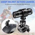 Videocamera per casco da moto per bici, Videocamera per azione HD 1080P, Videocamera DV per motocicli, Videoregistratore per auto per bici impermeabile, Videocamera DVR per mini sport per la natura selvaggia all'aperto