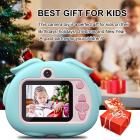 AD-G23H Fotocamera per bambini Autofocus 1080P Custodia antiurto in plastica morbida atossica rosa