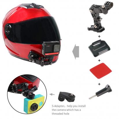 Como Colocar Camara Deportiva En El Casco ?