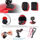 Motorcykelhjälm Chin Mount Kit Kompatibel med GoPro Hero 10 9 8 7 6 5 Black, DJI Osmo Action 2/AKASO/Campark/YI Action Camera, Insta360 Camera, etc.