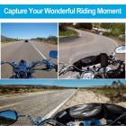 Motorcykelhjälm Hakrem kompatibel med GoPro AKASO Action Camera för VLOG/POV-skyttetillbehör