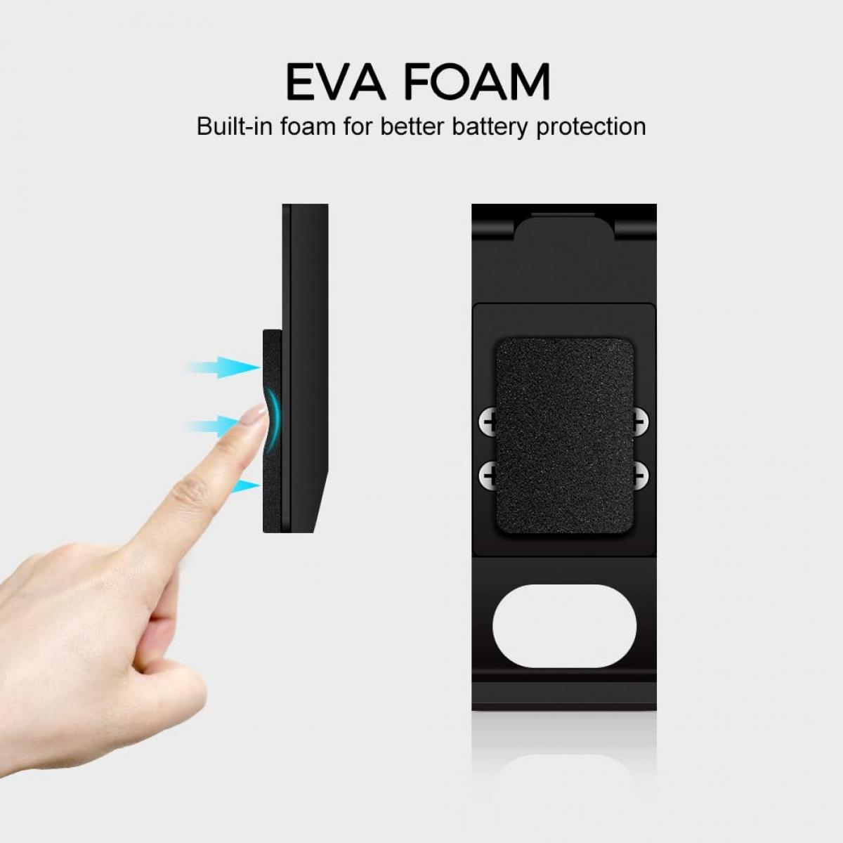 Coperchio batteria di ricambio per Gopro Hero 10/9 Nero, USB Pass Through Power Side Door Accessorio Vlog per una action cam gopro