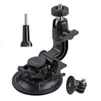 Action Camera Sucker Mount Car parabrezza Camera Mount Adattatore per treppiede Vite universale compatibile con Gopro Hero Max, Hero 10 9 8 7 6 5 4 Black/AKASO EK7000/Brave 4/Dragon Touch/DJI OSMO