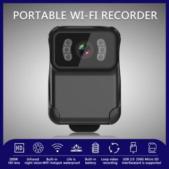 Mini videocamera portatile CS02, 2MP, 1080P, registratore portatile WiFi per visione notturna a infrarossi HD, videocamera d'azione