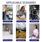 Kannettava CS02-minikamera, 2MP, 1080P, HD-infrapuna-pimeänäköinen WiFi-tallennin, toimintakamera