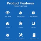 SQ29 draagbare infrarood nachtzichtcamera, waterdichte buitensportcamera met ingebouwde wifi