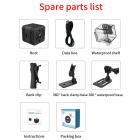 SQ29 draagbare infrarood nachtzichtcamera, waterdichte buitensportcamera met ingebouwde wifi