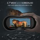 NV8160 kikkert headset natmåler, 2,7-tommer skærm, 8x digital zoom, 7-trins IR-justering, velegnet til jagt, overvågning af dyreliv, udforskning af vildmarken i 100 % mørke